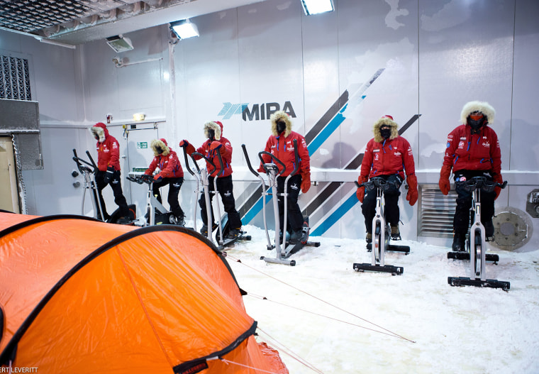 Image: Prince Harry training for South Pole challenge
